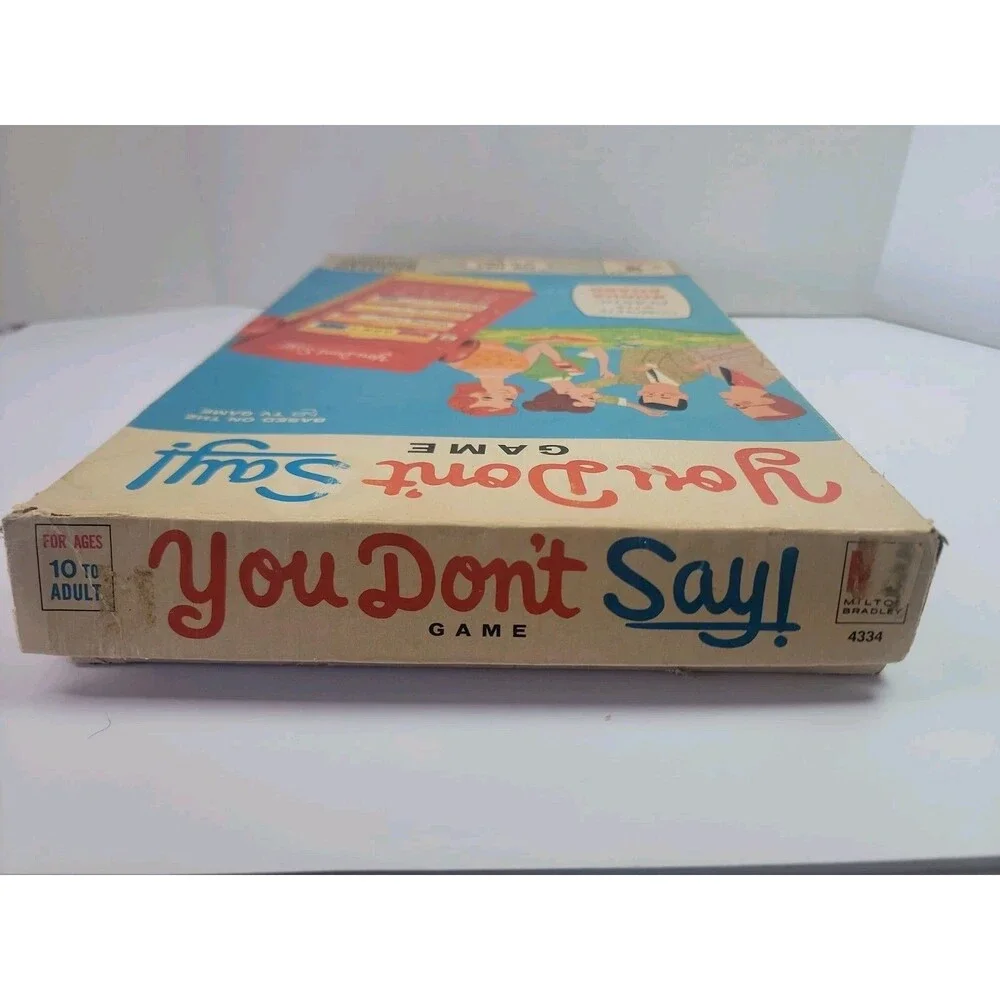 You Don’t Say! Game (1963 Milton Bradley) – Complete w/ Bonus Board & Tokens